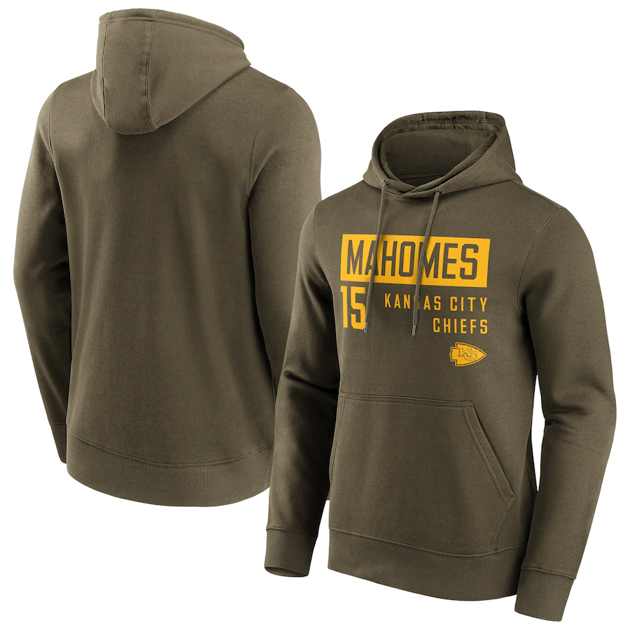 Men's Kansas City Chiefs #15 Patrick Mahomes Fashion Name & Number Hoodie Men's Kansas City Chiefs #15 Patrick Mahomes Fashion Name & Number Hoodie